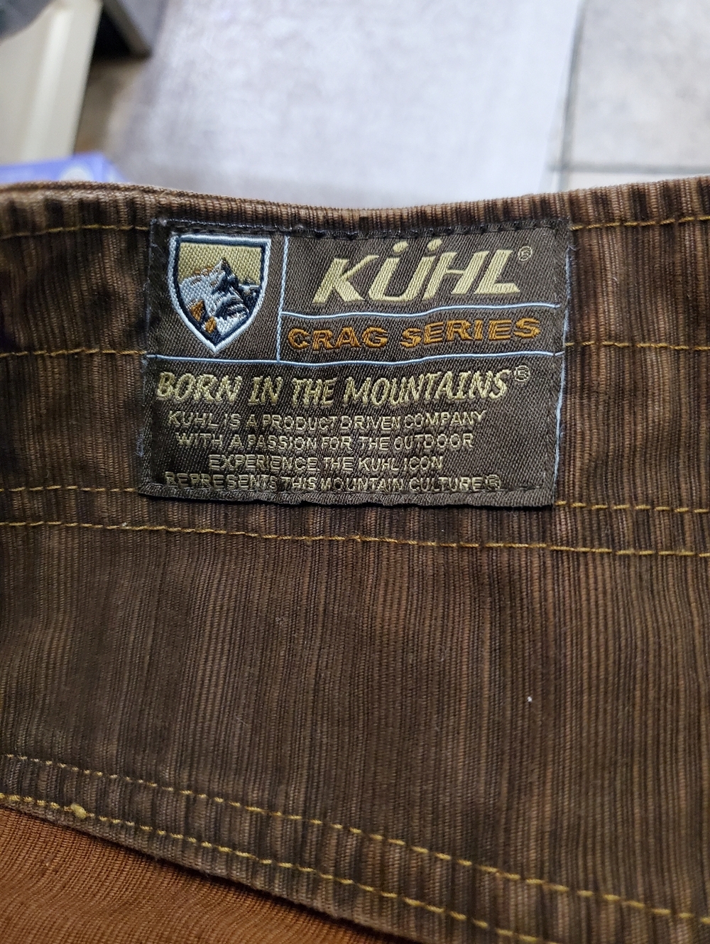 Kuhl Men's Crag Series Brown Denim Pants 34/32 - Picture 4 of 5